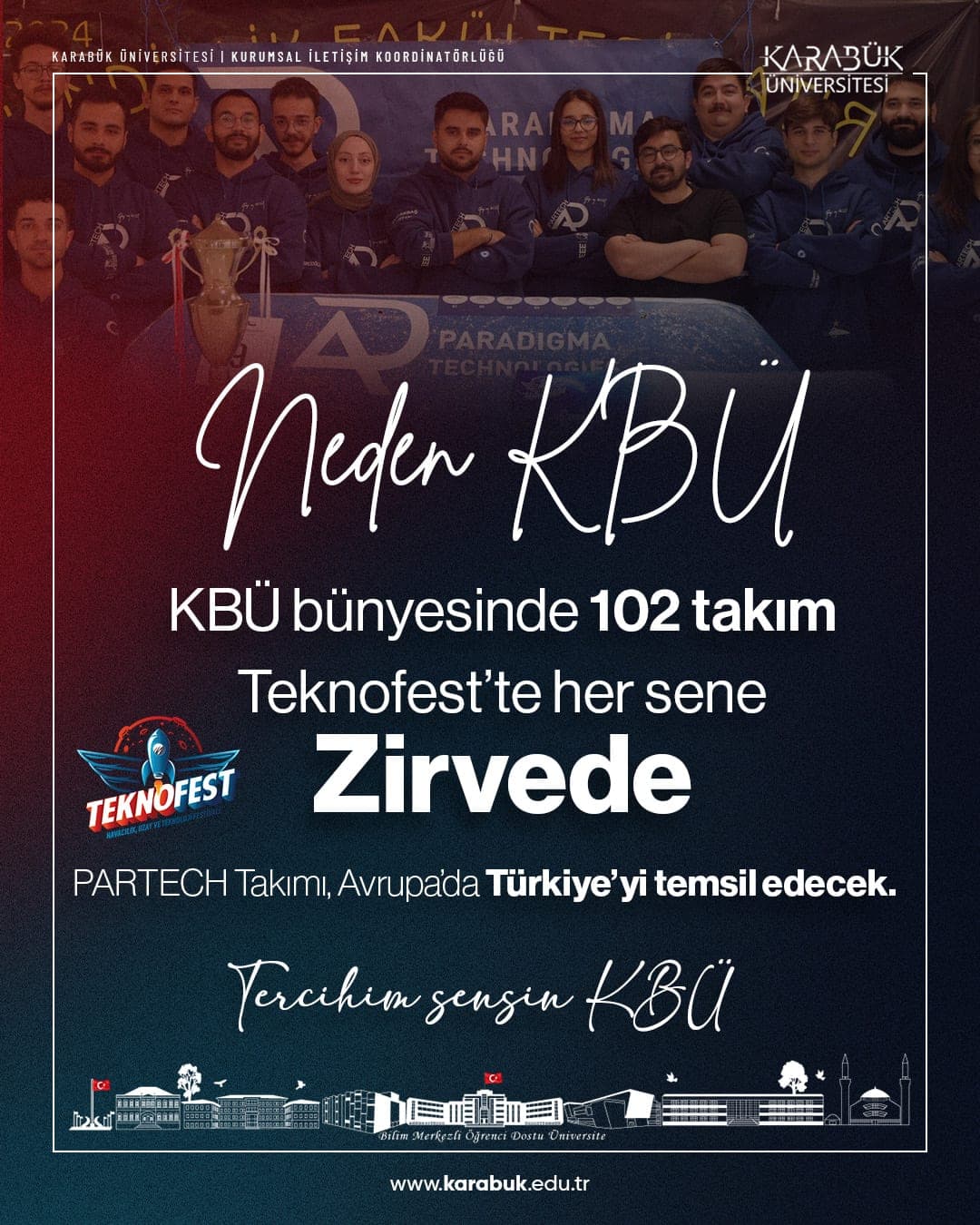 102 Takımla TEKNOFEST'te Zirvede