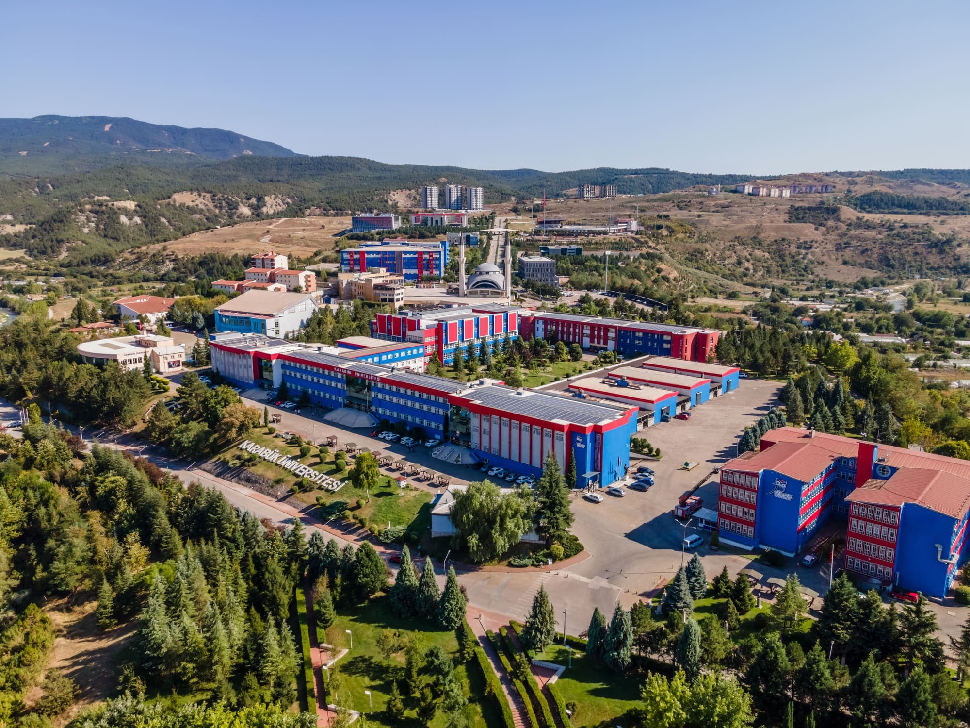 Karabük Üniversitesi ana yerleşkesi