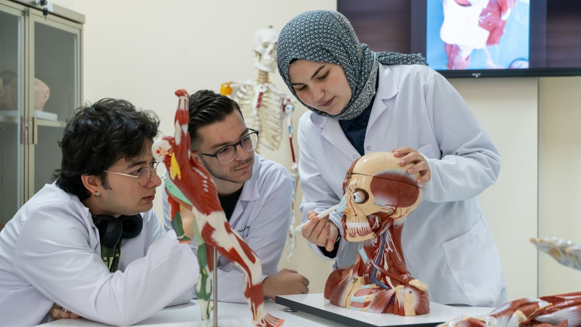 Tıp Fakültesi anatomi laboratuvarı
