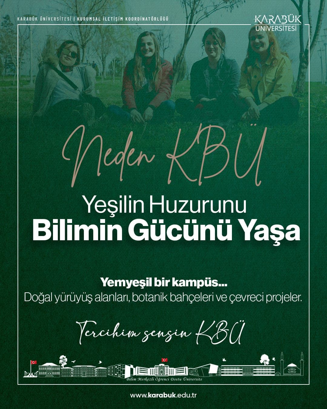 Yeşilin Huzurunu, Bilimin Gücünü Yaşa